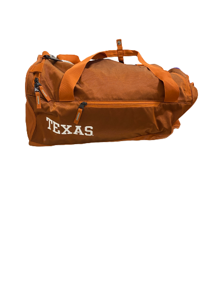 Tim Yoder Texas Football Team Issued Travel Duffel Bag