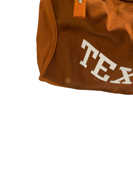 Tim Yoder Texas Football Team Issued Travel Duffel Bag