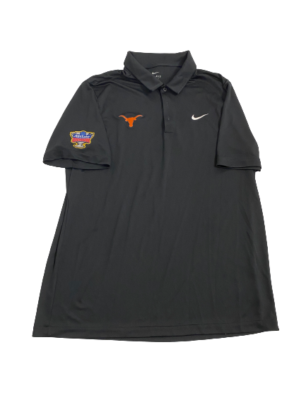 Tim Yoder Texas Football Player-Exclusive Allstate Sugar Bowl Polo Shirt (Size XL)