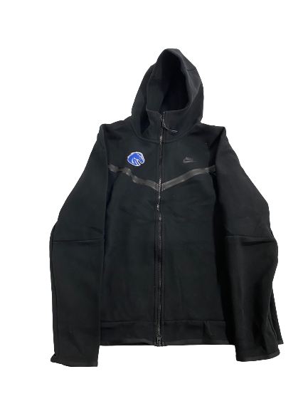 Davis Koetter Boise State Football Player-Exclusive Nike Tech Fleece Zip-Up Jacket (Size L)