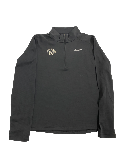 Davis Koetter Boise State Football Team-Issued Quarter-Zip Jacket (Size L)