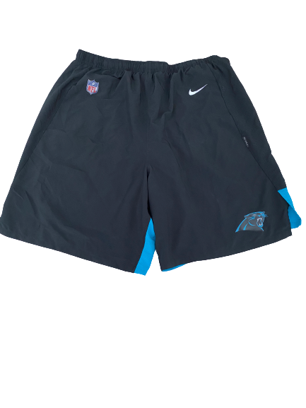 Jalen Jelks Carolina Panthers Team-Issued Shorts (Size XXL)