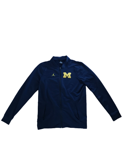 Michigan Basketball Jordan Full-Zip Jacket (Size LT)