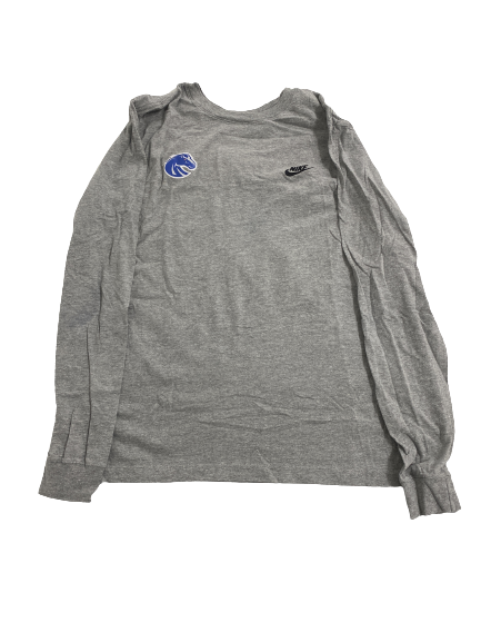 Davis Koetter Boise State Football Team-Issued Long Sleeve Shirt (Size L)