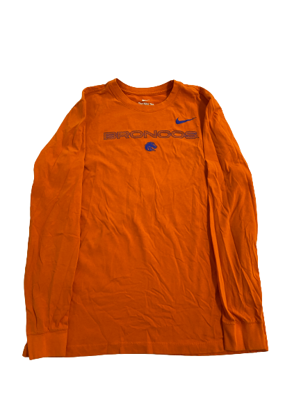 Davis Koetter Boise State Football Team-Issued Long Sleeve Shirt (Size L)