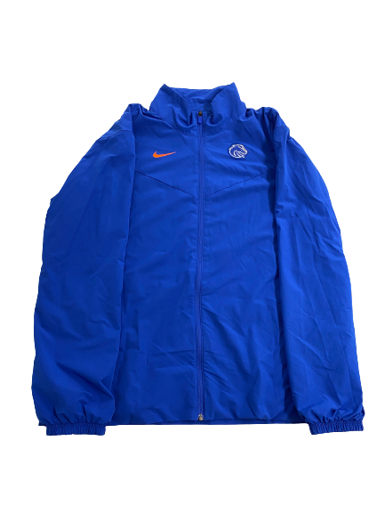 Davis Koetter Boise State Football Team-Issued Zip-Up Jacket (Size L)