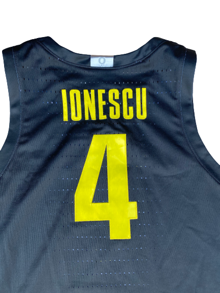Eddy Ionescu Oregon Basketball 2019-2020 Game Worn Jersey (Size 48)