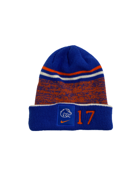 Davis Koetter Boise State Football Player-Exclusive Beanie With 