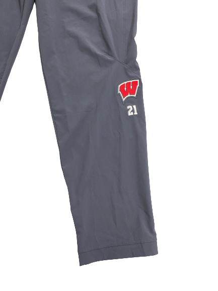 Grace Loberg Wisconsin Volleyball Player-Exclusive Sweatpants With 