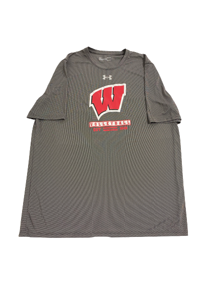 Grace Loberg Wisconsin Volleyball Player-Exclusive Practice Shirt With 