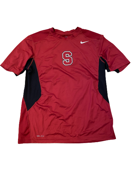 Thomas Schaffer Stanford Football Team Issued Workout Shirt (Size L)