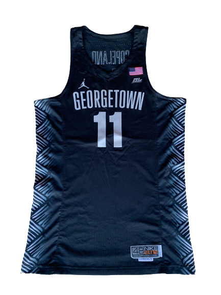 Isaac Copeland Game-Worn Georgetown Jersey