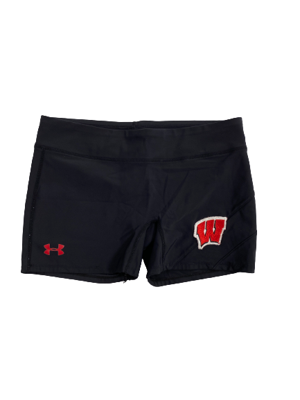 Grace Loberg Wisconsin Volleyball Team-Issued Spandex (Size Women&