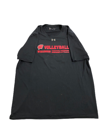 Grace Loberg Wisconsin Volleyball Player-Exclusive T-Shirt With 