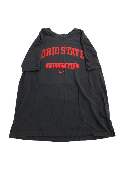 Mia Grunze Ohio State Volleyball Team-Issued T-Shirt (Size XL)