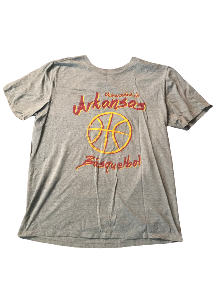Adrio Bailey Arkansas Basketball 2016 Spain Trip T-Shirt (Size XL)