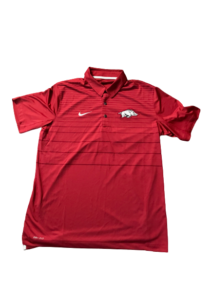Adrio Bailey Arkansas Nike Polo Shirt (Size L)