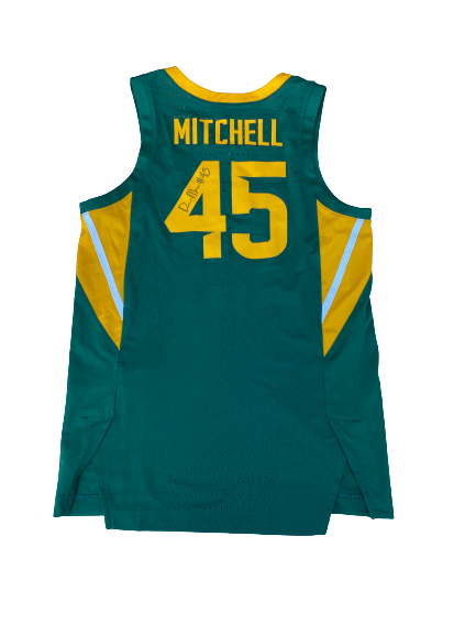 Davion Mitchell Baylor Basketball Signed 2019-20 Game Worn Jersey
