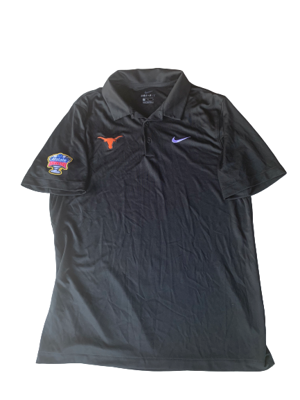 Jerrod Heard Texas Nike Sugar Bowl Polo Shirt (Size L)