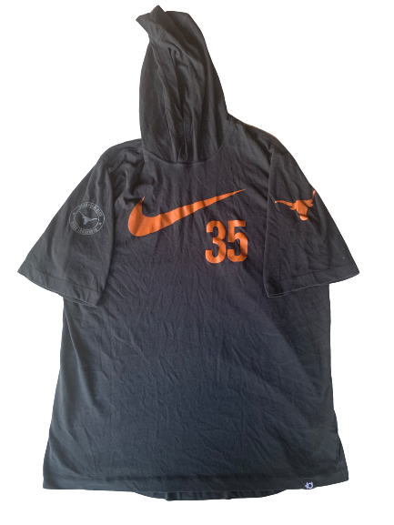 Jerrod Heard Texas Kevin Durant Nike Short Sleeve Hoodie (Size L)