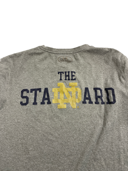 Greg Mailey Notre Dame Football Player-Exclusive "The Standard" T-Shirt (Size L)