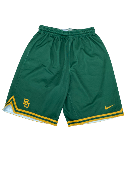 Davion Mitchell Baylor Basketball 2020-2021 National Championship Season Player Exclusive Practice Shorts (Size S)