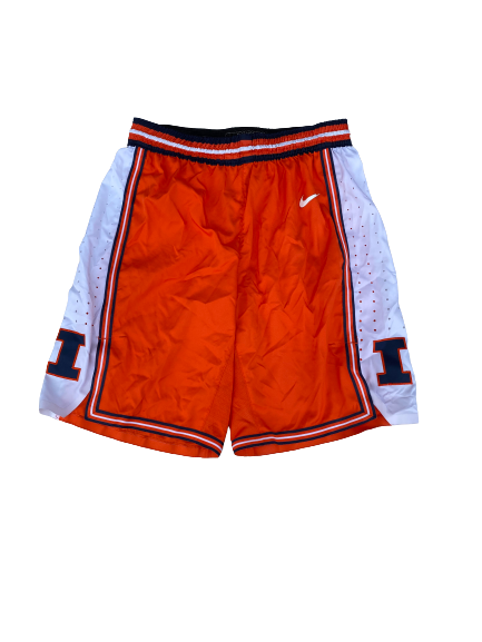 Kipper Nichols Illinois Basketball 2019-2020 Game Worn Uniform Set