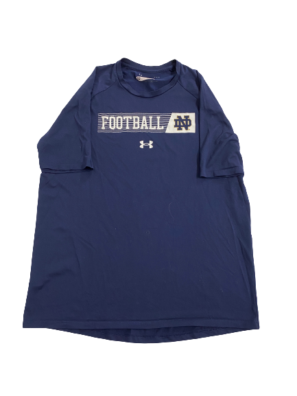 Greg Mailey Notre Dame Football Team-Issued T-Shirt (Size L)