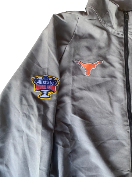Jerrod Heard Texas Nike Sugar Bowl Zip-Up Jacket (Size L)
