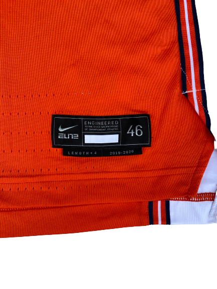 Kipper Nichols Illinois Basketball 2019-2020 Game Worn Uniform Set