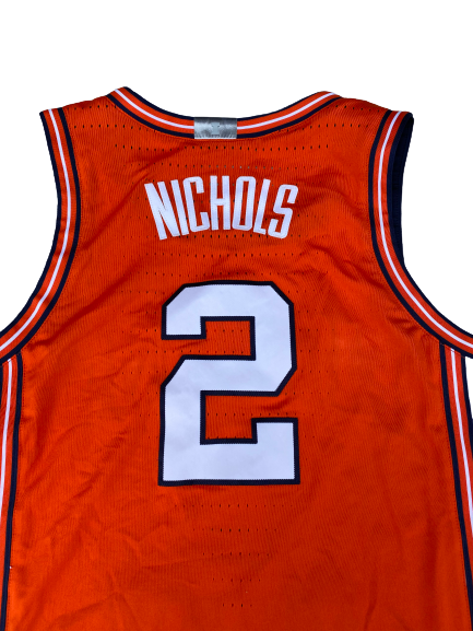 Kipper Nichols Illinois Basketball 2019-2020 Game Worn Uniform Set