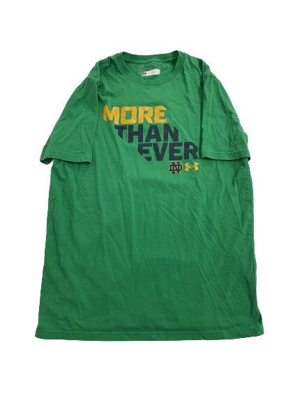 Greg Mailey Notre Dame Football Player-Exclusive "More Than Ever" T-Shirt With 