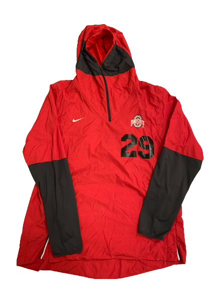 Zach Hoover Ohio State Football Player Exclusive Pre-Game Warm-Up with Number (Size XL)