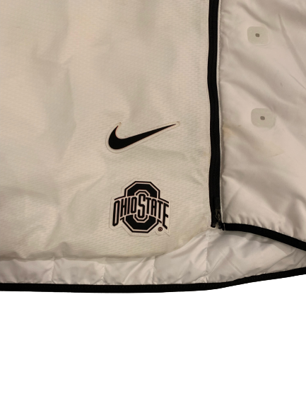 Zach Hoover Ohio State Football Player Exclusive Nike Aeroloft Vest (Size L)