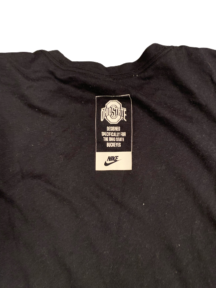 Zach Hoover Ohio State Football Team Issued Workout Shirt (Size L)