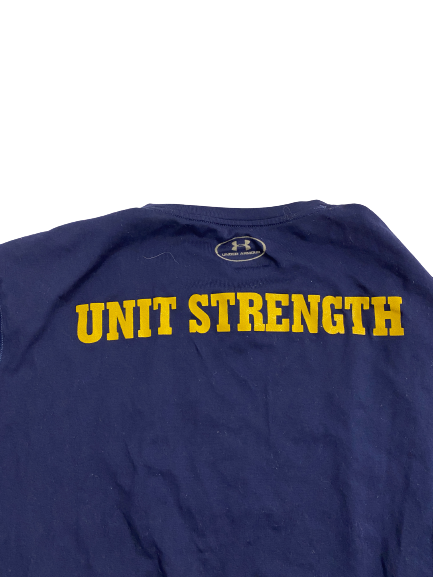 Greg Mailey Notre Dame Football Player-Exclusive "Unit Strength" T-Shirt (Size L)
