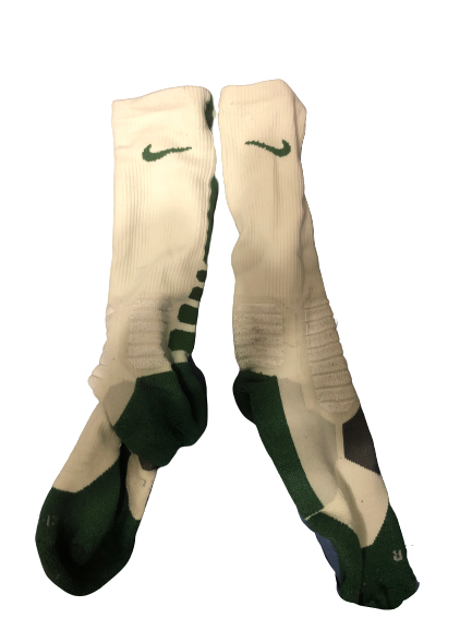 Kyle Ahrens Michigan State Game-Worn Nike Socks