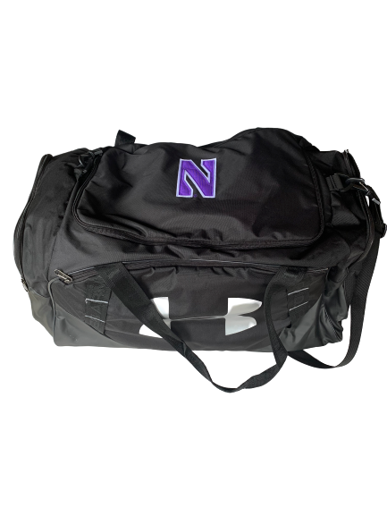 Barret Benson Northwestern Team Issued Travel Duffel Bag (With 