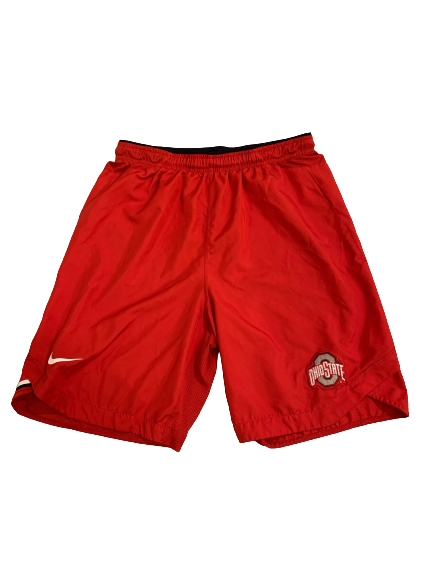 Zach Hoover Ohio State Football Team Issued Workout Shorts (Size L)