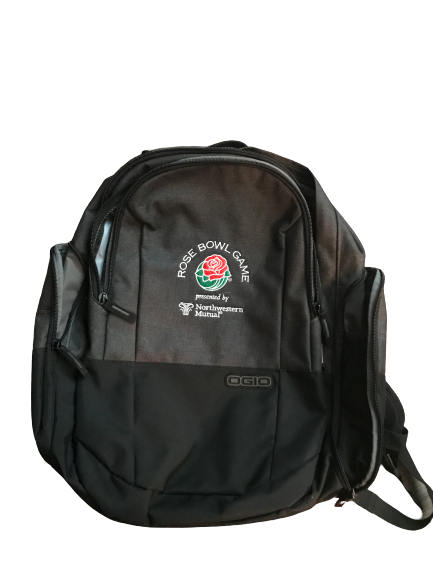 Rashod Berry 2019 Rose Bowl Player Issued Backpack