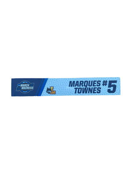 Marques Townes Loyola Chicago Basketball Locker Room Name Plate