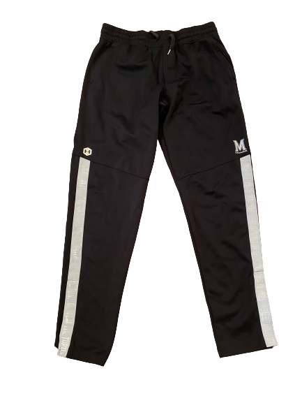 D.J. Turner Maryland Football Team Issued Travel Sweatpants (Size L)