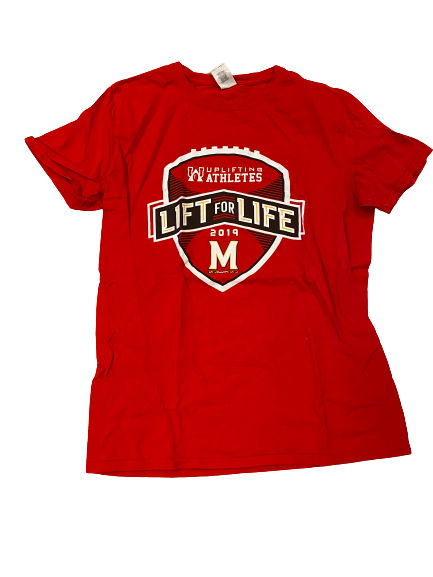 D.J. Turner Maryland Football "Lift For Life" T-Shirt (Size M)