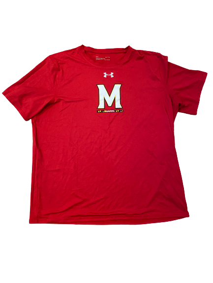 D.J. Turner Maryland Football Team Issued Workout Shirt (Size L)