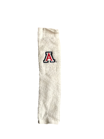 Lot of (2) Cedric Peterson Arizona Football Items - Workout Shirt (Size L) and Game Towel