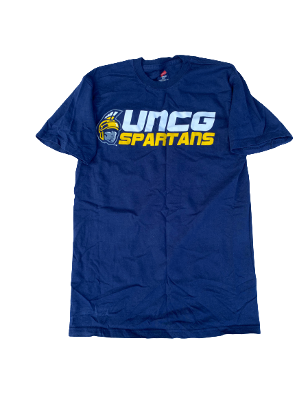 Isaiah Miller UNC Greensboro Basketball Team Issued Workout Shirt (Size S)