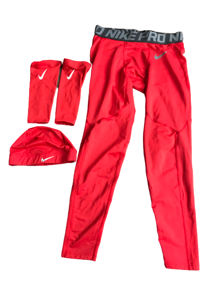 Cedric Peterson Nike Compression Set (Cap, Sleeves, Pants)