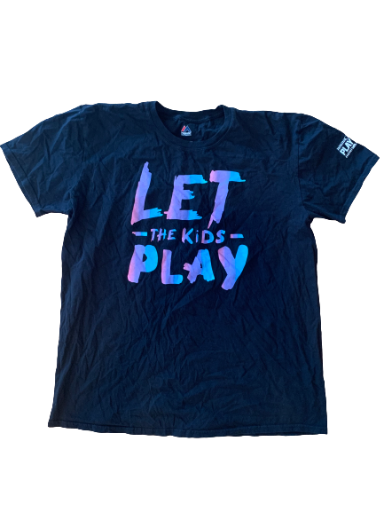 Adam Engel Chicago White Sox Team Issued "Let The Kids Play" T-Shirt (Size XL)