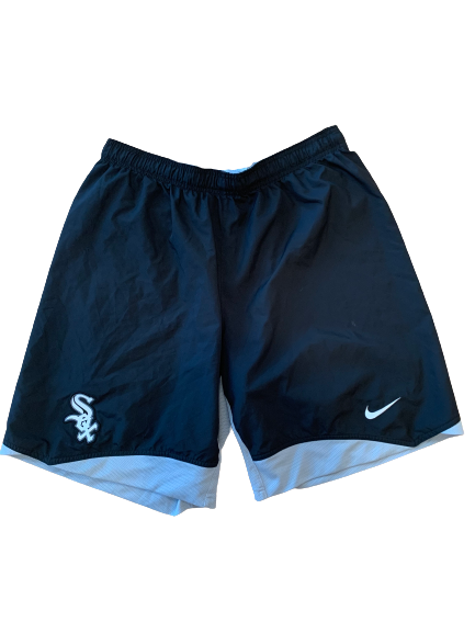 Adam Engel Chicago White Sox Team Issued Workout Shorts (Size XL)