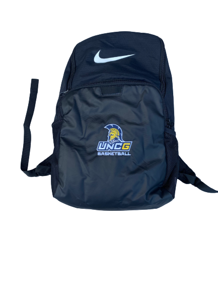 Isaiah Miller UNC Greensboro Basketball Team Issued Backpack